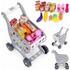 Detský nákupný vozík do supermarketu - šedý Ecotoys Detský nákupný vozík do supermarketu - šedý Ecotoys