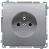 Zásuvka 2P+T/16A/250V (PS) nerez metal. SIMON Basic (simon) Zásuvka 2P+T/16A/250V (PS) nerez metal. SIMON Basic (simon)