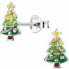 Nefertitis Strieborné náušnice Vianočný stromček NF51961 - 6 x 10 mm, 0,47 g Nefertitis Strieborné náušnice Vianočný stromček NF51961 - 6 x 10 mm, 0,47 g
