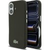 Lacoste PVC Iconic Petit Pique Metal Logo MagSafe Zadní Kryt pro iPhone 16 Black Lacoste PVC Iconic Petit Pique Metal Logo MagSafe Zadní Kryt pro iPhone 16 Black