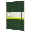 Moleskine Zápisník tvrdé dosky B5 čistý tmavo zelený