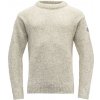 Devold Nansenol Sweater pánsky sveter grey melange