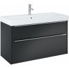 Jika PURE set umývadlo + skrinka 100 cm 100 x 41,8 x 54 cm čierna matná H40B2364023532 Jika PURE set umývadlo + skrinka 100 cm 100 x 41,8 x 54 cm čierna matná H40B2364023532