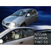 Deflektory na Nissan Almera Tino, 5-dverová (+zadné), r.v.: 2000 - 2006 Deflektory na Nissan Almera Tino, 5-dverová (+zadné), r.v.: 2000 - 2006