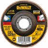 DeWALT brúsny lamelový kotúč Extreme na kov plochý 115 x 22,2 mm 40G DT30601 DeWALT brúsny lamelový kotúč Extreme na kov plochý 115 x 22,2 mm 40G DT30601
