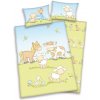 Detské bavlnené obliečky do postieľky Herding BABY FARMA, 100/135+40/60 Detské bavlnené obliečky do postieľky Herding BABY FARMA, 100/135+40/60