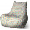 Sablio Sedací vak Bean Veselé Farebné bodky - 100 x 90 x 45 cm Sablio Sedací vak Bean Veselé Farebné bodky - 100 x 90 x 45 cm