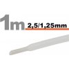 SOLEX Zmršťovacia trubička 2,5mm/1,25mm DRS2,5-1,25/T transparentná SOLEX Zmršťovacia trubička 2,5mm/1,25mm DRS2,5-1,25/T transparentná