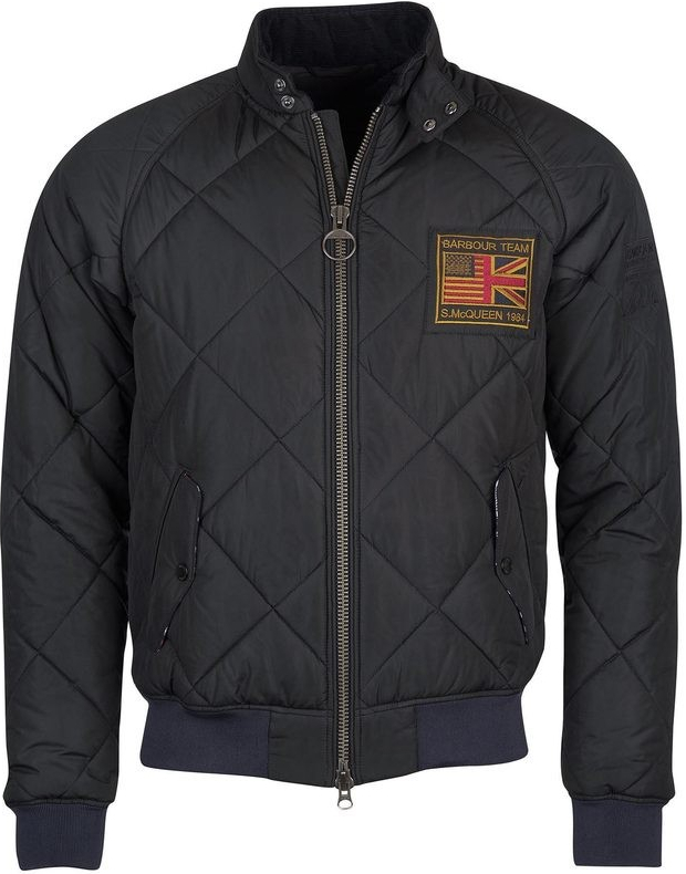 Barbour International Steve McQueen Quilted Merchant Jacket Black