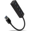 AXAGON HUE-M1A, 4x USB 3.2 Gen 1 MINI hub, kovový, kábel USB-A 20cm AXAGON HUE-M1A, 4x USB 3.2 Gen 1 MINI hub, kovový, kábel USB-A 20cm