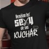Tričko s potlačou SEXY KUCHÁR Dámsky Čierna XS Tričko s potlačou SEXY KUCHÁR Dámsky Čierna XS