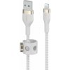Belkin Flex Lightning/USB-A 2m mfi cert., white CAA010bt2MWH Belkin Flex Lightning/USB-A 2m mfi cert., white CAA010bt2MWH