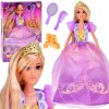 Bábika princezná s dlhými vlasmi v bálových šatách s doplnkami Bábika princezná s dlhými vlasmi v bálových šatách s doplnkami