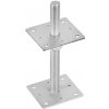Domax PSR 110 Nastaviteľná pätka stĺpika M24 110x250x4,0mm Domax PSR 110 Nastaviteľná pätka stĺpika M24 110x250x4,0mm