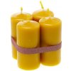 MKN - Sviečky z včelieho vosku - valec malý (4ks) MKN - Sviečky z včelieho vosku - valec malý (4ks)