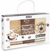 FARO Darčekové balenie 3 ks froté ručníků s výšivkou Coffe Bavlna - Froté, 30/50 cm FARO Darčekové balenie 3 ks froté ručníků s výšivkou Coffe Bavlna - Froté, 30/50 cm
