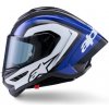 ALPINESTARS přilba SUPERTECH R10 ARIUS, ALPINESTARS (karbon/modrá/bílá, vel. M) ALPINESTARS přilba SUPERTECH R10 ARIUS, ALPINESTARS (karbon/modrá/bílá, vel. M)