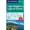 Lago Maggiore, Lago di Varese (Kompass - 90) - turistická mapa Lago Maggiore, Lago di Varese (Kompass - 90) - turistická mapa