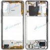 Stred Samsung Galaxy A41 (A415F) strieborný Originál Stred Samsung Galaxy A41 (A415F) strieborný Originál