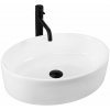 Rea Fonda, umývadlo na dosku 500x370x140mm, biela lesklá, REA-U0604 Rea Fonda, umývadlo na dosku 500x370x140mm, biela lesklá, REA-U0604
