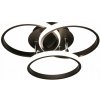 Stropné svietidlo Tealight čierne moderné 3-bodové LED 40 W 4500 lm Stropné svietidlo Tealight čierne moderné 3-bodové LED 40 W 4500 lm