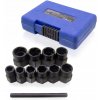 Sada nástrčných nástrčné kľúče na odstraňovanie poškodených a strhnutých skrutiek, 11-dielna Sada nástrčných nástrčné kľúče na odstraňovanie poškodených a strhnutých skrutiek, 11-dielna