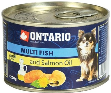 Ontario Multi Fish a lososový olej 200 g