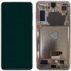LCD Displej + Dotykové sklo + Rám Samsung Galaxy S21 FE - Originál LCD Displej + Dotykové sklo + Rám Samsung Galaxy S21 FE - Originál