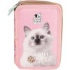 Školský peračník s vybavením trojkomorový Cleo Frank Mačka pre dievča Školský peračník s vybavením trojkomorový Cleo Frank Mačka pre dievča