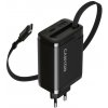 Canyon OnCharge 65RC, vysokorýchlostná univerzálna nabíjačka do steny s integrovaným 68 cm USB(C) káblom, 65W, čierna CNS-CURC65ACB Canyon OnCharge 65RC, vysokorýchlostná univerzálna nabíjačka do steny s integrovaným 68 cm USB(C) káblom, 65W, čierna CNS-CURC65ACB