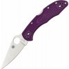 Spyderco Delica 4 Lightweight Flat Ground Purple C11FPPR Spyderco Delica 4 Lightweight Flat Ground Purple C11FPPR