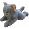 ležiaca mačka sivá 55 cm ležiaca mačka sivá 55 cm