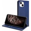 AppleKing flipové puzdro so vzorom karbónových vlákien pre iPhone 13 mini - modré - možnosť vrátiť tovar ZADARMO do 30tich dní AppleKing flipové puzdro so vzorom karbónových vlákien pre iPhone 13 mini - modré - možnosť vrátiť tovar ZADARMO do 30tich dní
