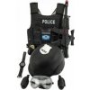 Teddies sada policejní pistole a přilba s doplňky plast 38cm v síťce Teddies sada policejní pistole a přilba s doplňky plast 38cm v síťce