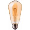 V-TAC Retro LED žiarovka E27, 4W, 350lm, ST64 jantárové sklo, 2200K V-TAC Retro LED žiarovka E27, 4W, 350lm, ST64 jantárové sklo, 2200K