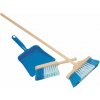 GOKI Zametacia sada s metlou 3ks modrá GOKI Zametacia sada s metlou 3ks modrá