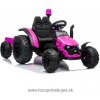 LeanToys Elektrický traktor HZB-200, ružová LeanToys Elektrický traktor HZB-200, ružová