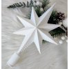 Špic na stromček biela hviezda 28 cm Špic na stromček biela hviezda 28 cm