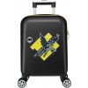 Plastový kufor s kolieskami Warner Bros RAIL KIDS čierna,žltá Plastový kufor s kolieskami Warner Bros RAIL KIDS čierna,žltá