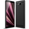 Púzdro CARBON CASE pre SONY XPERIA 10 PLUS - čierne Púzdro CARBON CASE pre SONY XPERIA 10 PLUS - čierne