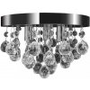 Stropná lampa luster krištáľ / chróm Dekorhome Stropná lampa luster krištáľ / chróm Dekorhome