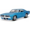 MAISTO 1969 Dodge Charger R/T metal modrá 1:25 MAISTO 1969 Dodge Charger R/T metal modrá 1:25