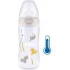 NUK Dojčenská fľaša FC+Temperature Control BOX-Flow Control cumlík beige Polypropylen 300 ml