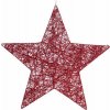 Eurolamp Závesná hviezda červená 60 cm