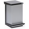Nášľapný priemyselný odpadkový kôš 50 l, lakovaný sivý Nášľapný priemyselný odpadkový kôš 50 l, lakovaný sivý