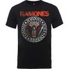 Ramones tričko Vintage Eagle Seal čierne