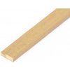 aero-naut Mosadzný profil plochý 3x1 mm 33cm x 5 ks