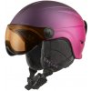 Detská lyžiarska helma so štítom Relax Twister Visor RH27E Fialová / Ružová Velikost: S Detská lyžiarska helma so štítom Relax Twister Visor RH27E Fialová / Ružová Velikost: S