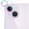 AppleKing tvrdené sklo s kovovými rámčekmi na ochranu šošoviek fotoaparátu pre iPhone 14 / 14 Plus - dúhové - možnosť vrátiť tovar ZADARMO do 30tich dní AppleKing tvrdené sklo s kovovými rámčekmi na ochranu šošoviek fotoaparátu pre iPhone 14 / 14 Plus - dúhové - možnosť vrátiť tovar ZADARMO do 30tich dní