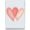 Vymalujsisam.sk Maľovanie podľa čísiel - Dve srdcia Veľkosť: 20x30cm, Rám: Bez rámu, iba zrolované plátno Vymalujsisam.sk Maľovanie podľa čísiel - Dve srdcia Veľkosť: 20x30cm, Rám: Bez rámu, iba zrolované plátno